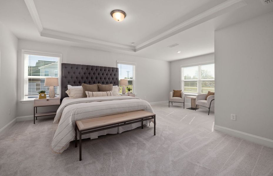 Furnished interior view inside a new home in Browning Stables, Wendell (Image 8).