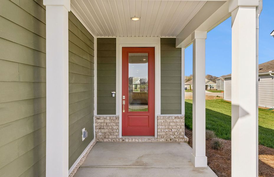 Exterior details and patio area of a home in Del Webb Southern Harmony, Murfreesboro (Image 3).