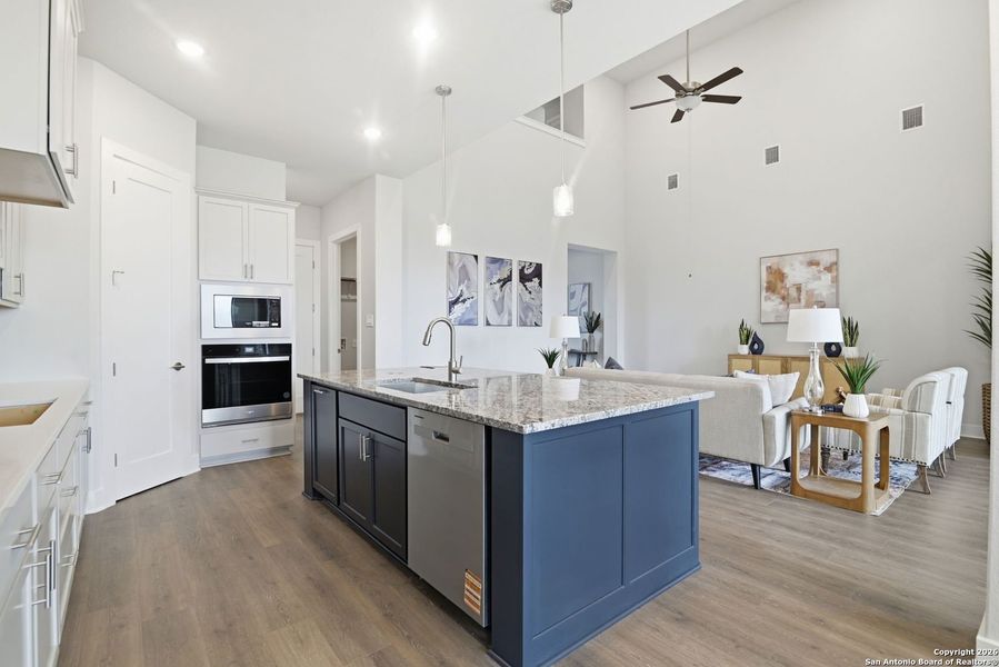 Furnished interior view inside a new home in Haby Hill 60s, San Antonio (Image 20).