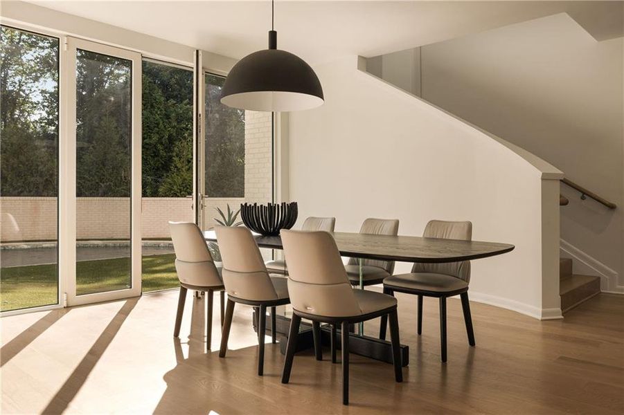 Furnished interior view inside a new home in , Atlanta (Image 67).