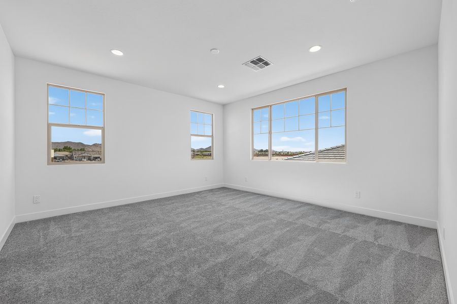 Spacious, unfurnished interior of a new home in Ellsworth Ranch, Queen Creek (Image 18). Spacious, unfurnished interior of a new home in Ellsworth Ranch, Queen Creek (Image 18).