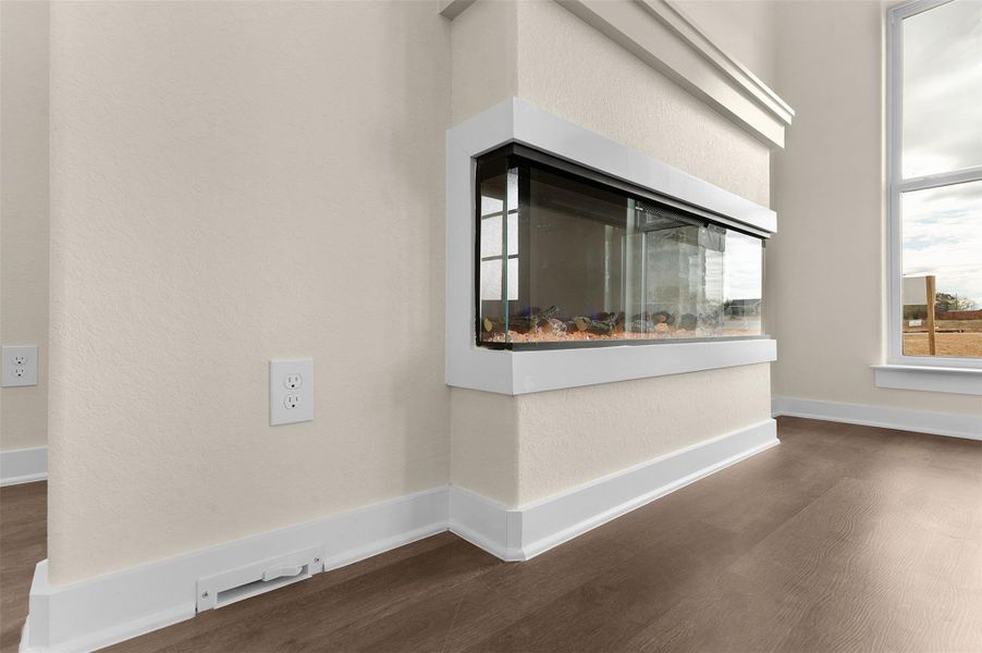 Electric Fireplace and Central Vacuum System