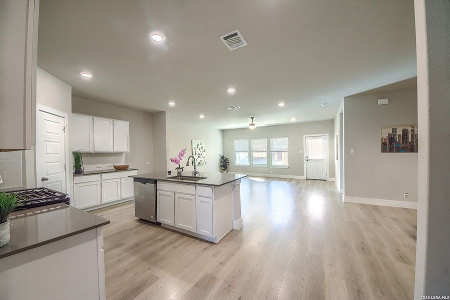 Furnished interior view inside a new home in Brookstone Creek, San Antonio (Image 14).
