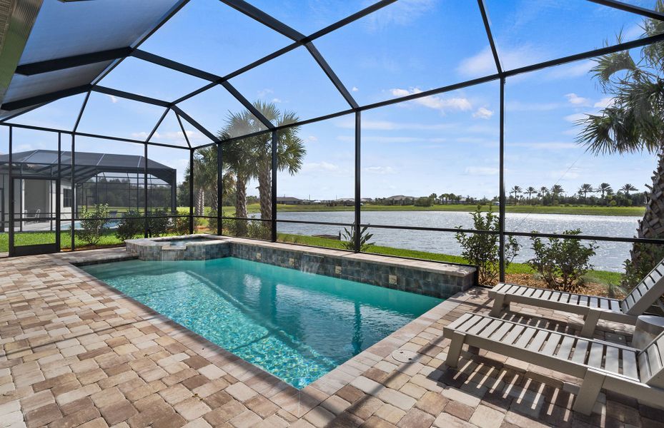 Representative exterior details of a home built from the Prestige by Del Webb in Del Webb Tradition, Port St. Lucie (Image 28).