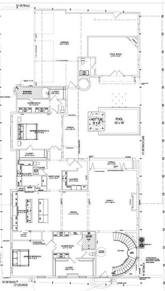 2D floor plan layout of this home in , Alpharetta, GA (Image 4).