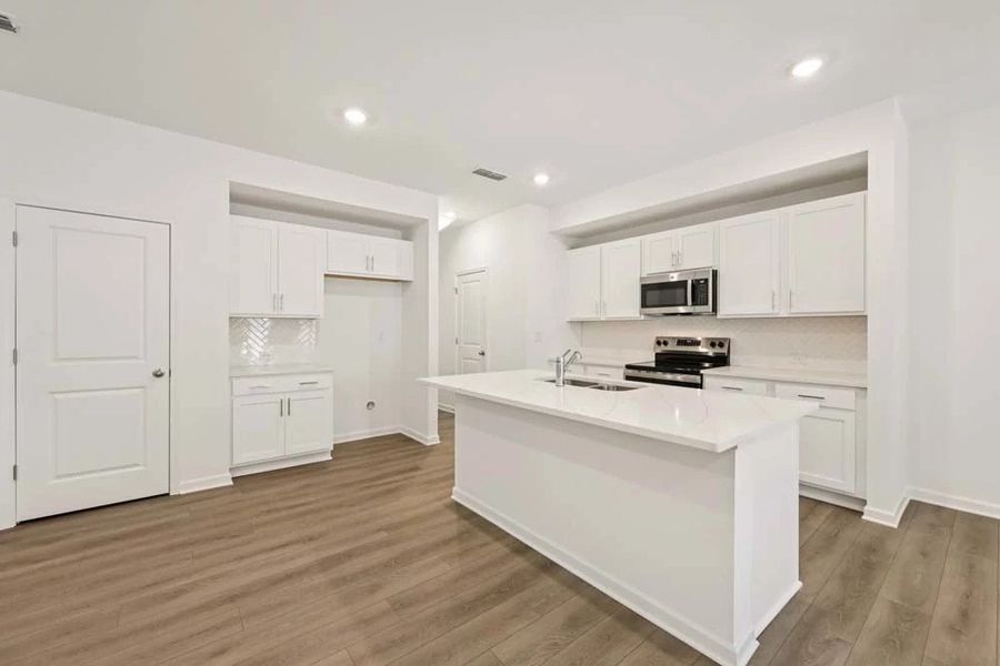 Kitchen featuring Canvas Collection Finishes Kitchen featuring Canvas Collection Finishes