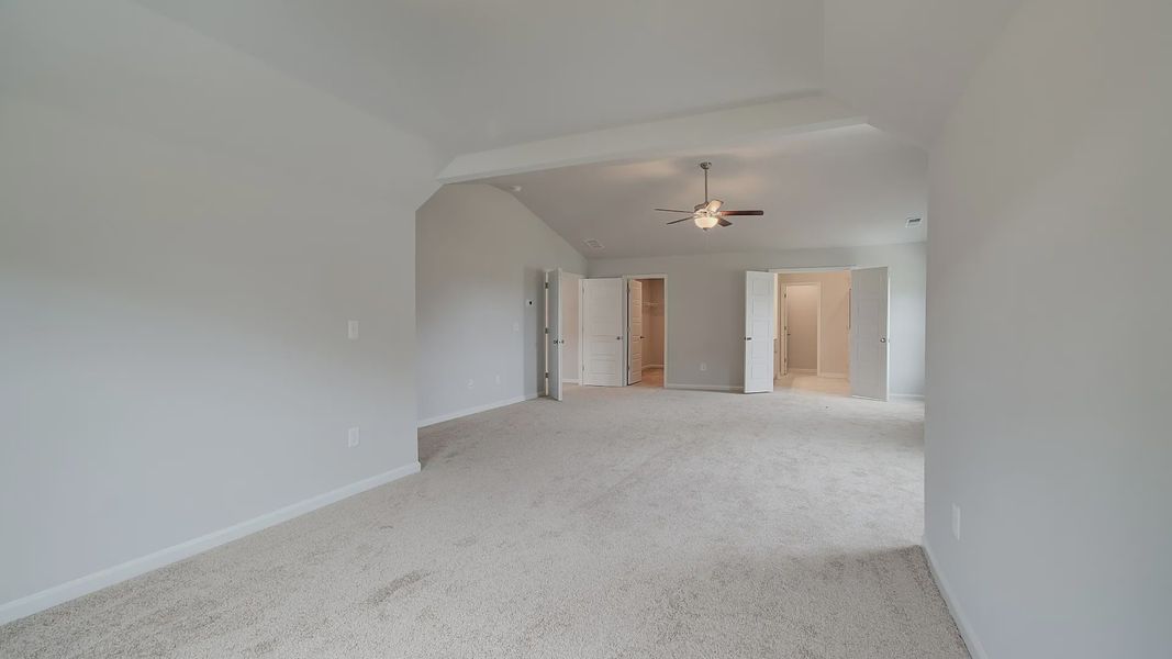 Representative furnished interior of a home built from the Meridian II by DRB Homes in Northcroft, Loganville (Image 27).