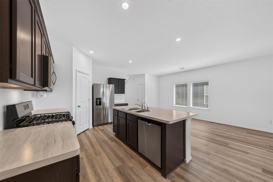 Furnished interior view inside a new home in , Houston (Image 12).