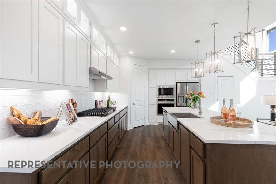 Furnished interior view inside a new home in The Parks at Wilson Creek, Celina (Image 25).