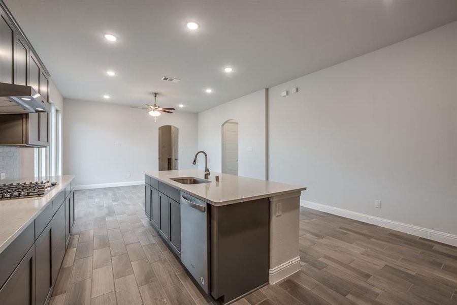 Beazer Homes Treeline Meridian Floorplan. This is not a photo of the actual home, but is a photo of the Meridian floorplan.