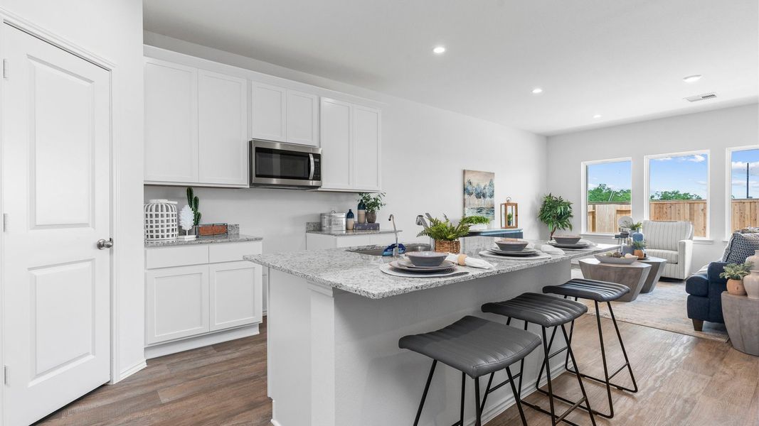 Furnished interior view inside a new home in Tamarron, Fulshear (Image 4).