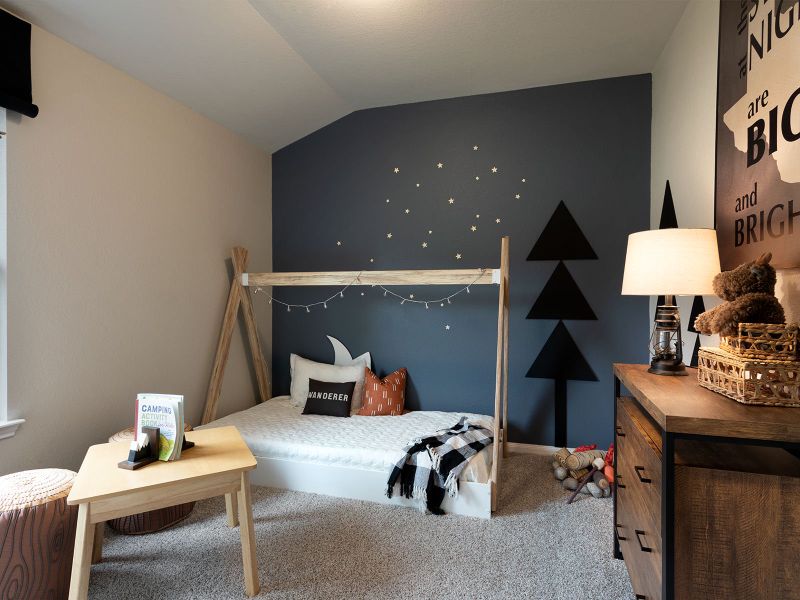 Furnished interior view inside a new home in Pine Lake Cove - Premier Series, Montgomery (Image 9).