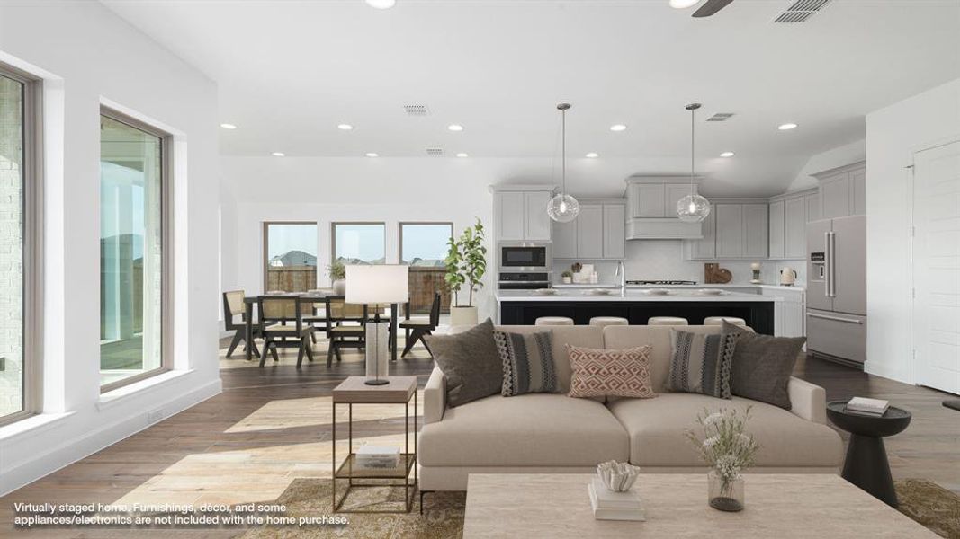 Furnished interior view inside a new home in Devonshire 55', Forney (Image 12).