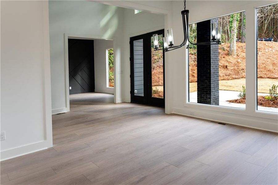 Spacious, unfurnished interior of a new home in , Atlanta (Image 61).