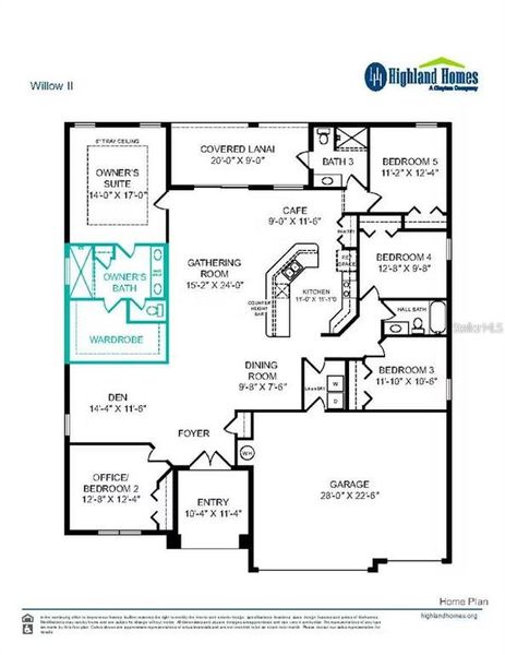 2D floor plan layout of this home in , Ocala, FL (Image 3).