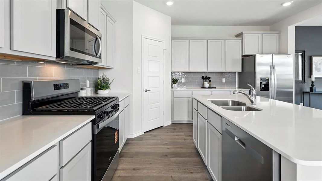 Furnished interior view inside a new home in Lilybrooke at Legacy Hills, Celina (Image 36).