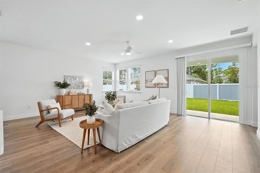 Furnished interior view inside a new home in Palm Coast Homes, Palm Coast (Image 9).
