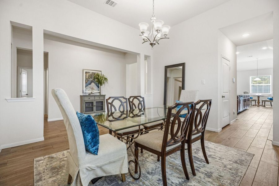 Furnished interior view inside a new home in , League City (Image 14).