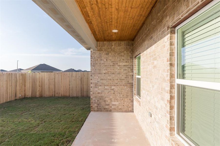 Exterior details and patio area of a home in , Abilene (Image 22).