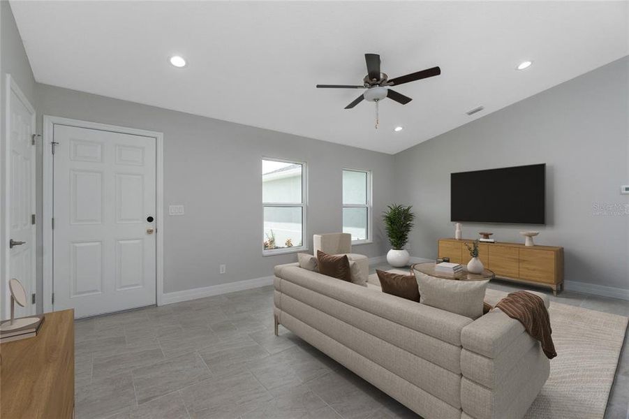 Furnished interior view inside a new home in , North Port (Image 28).