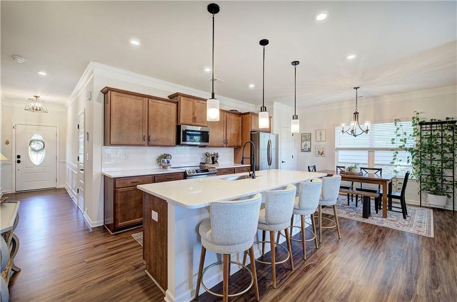 Furnished interior view inside a new home in , Cartersville (Image 18).