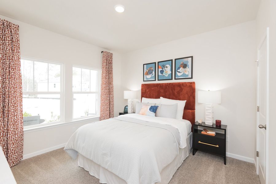 The Taylorsville floorplan features four secondary bedrooms.