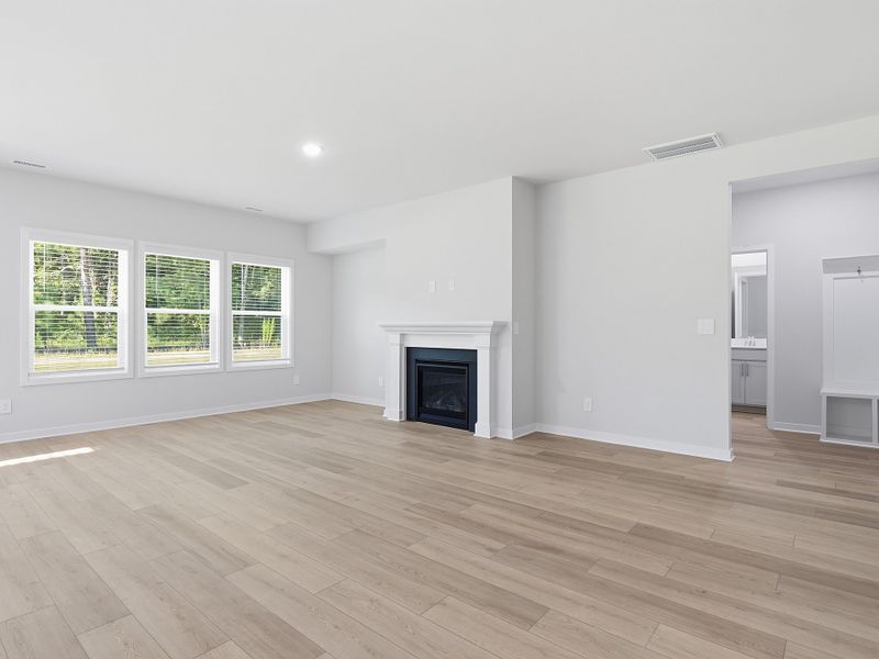 Spacious, unfurnished interior of a new home in Marshburn Landing - Signature Series, Wendell (Image 13). Spacious, unfurnished interior of a new home in Marshburn Landing - Signature Series, Wendell (Image 13).