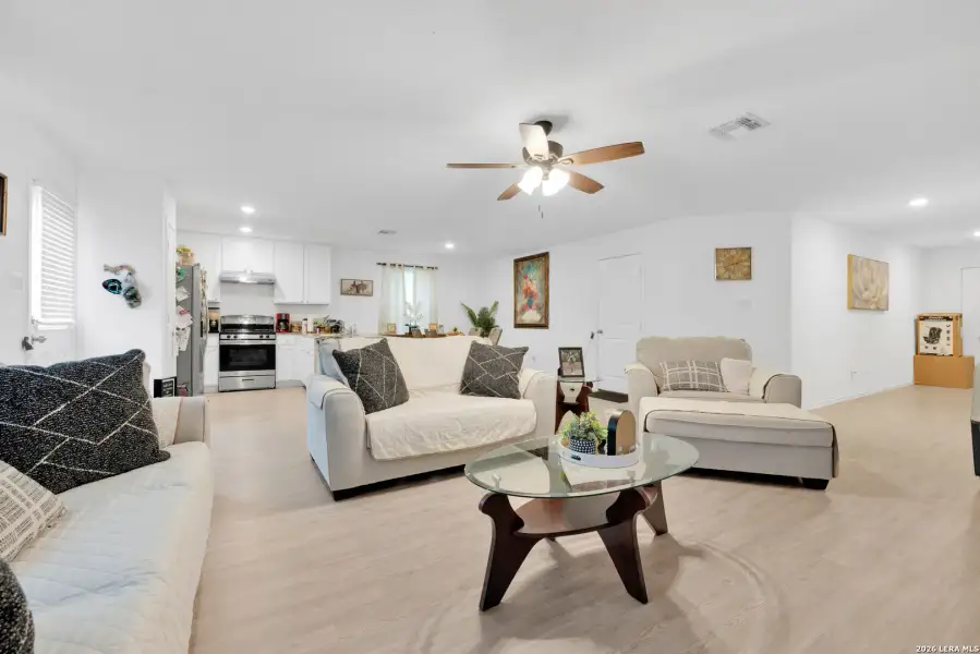 Furnished interior view inside a new home in Morgan Heights, San Antonio (Image 17). Furnished interior view inside a new home in Morgan Heights, San Antonio (Image 17).