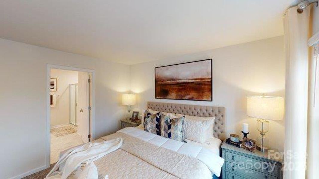 Furnished interior view inside a new home in Falls at Hickory, Hickory (Image 25).