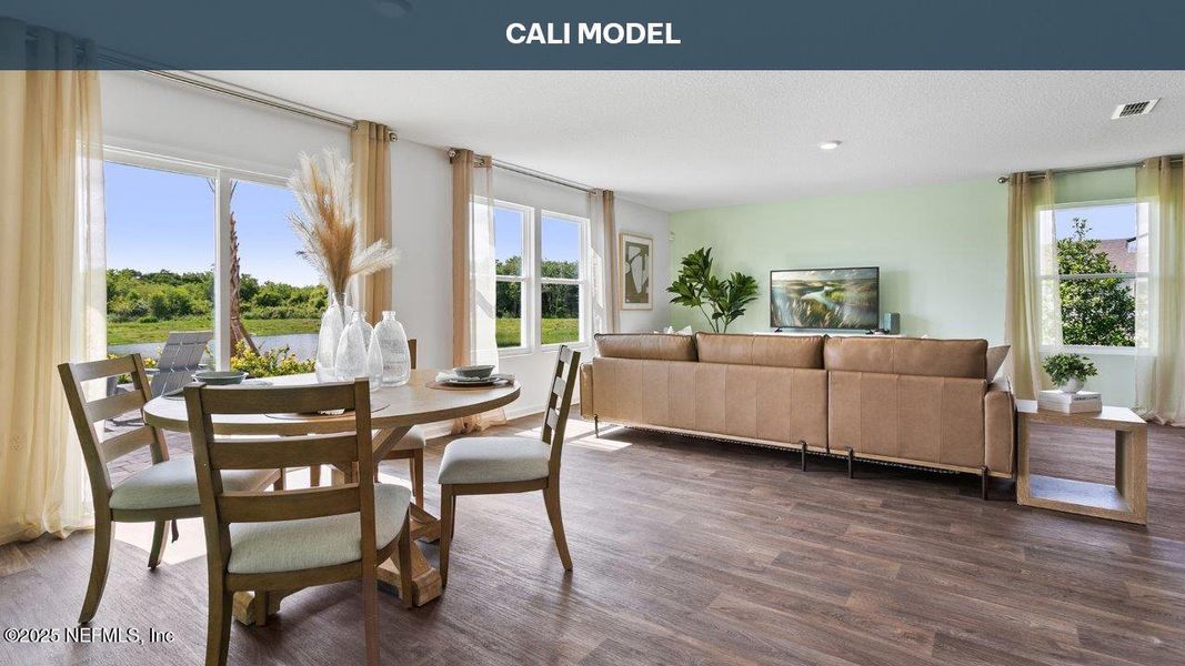 Furnished interior view inside a new home in Rookery, Green Cove Springs (Image 24).
