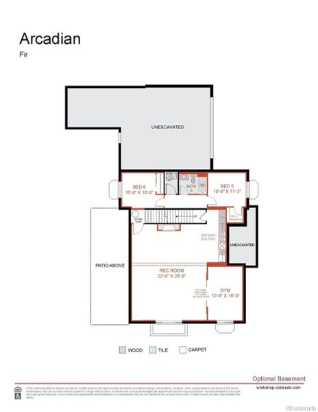 2D floor plan layout of this home in , Golden, CO (Image 3).
