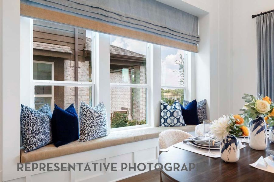 Furnished interior view inside a new home in Elyson, Katy (Image 8).
