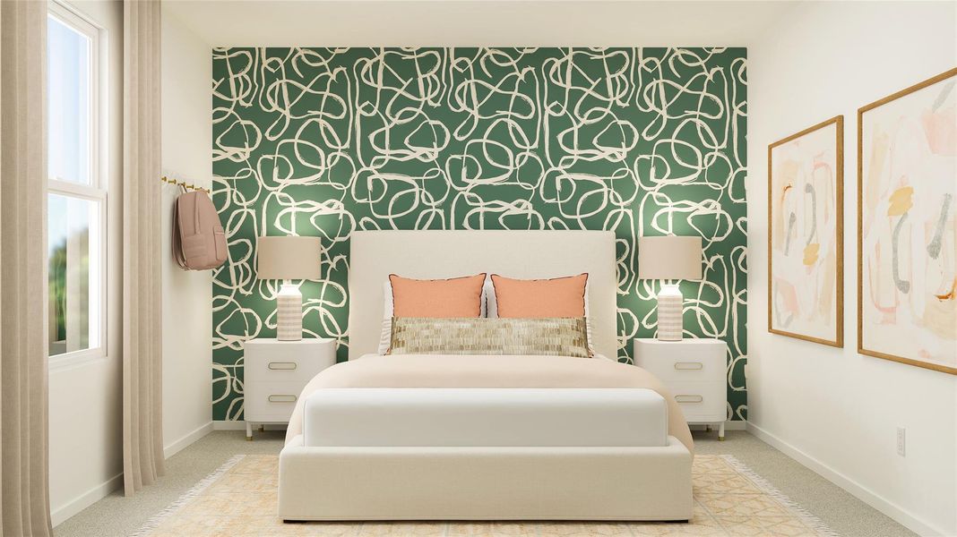 Furnished interior view inside a new home in Bertram Oaks: Majors Collection, Bertram (Image 3). Furnished interior view inside a new home in Bertram Oaks: Majors Collection, Bertram (Image 3).