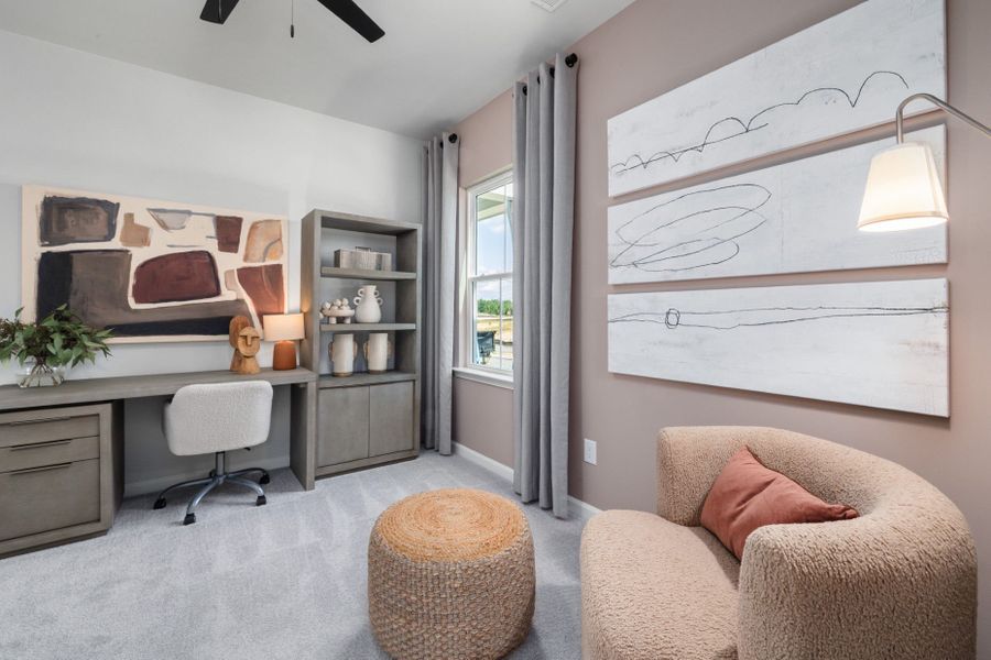 Representative furnished interior of a home built from the Broxton by Pulte Homes in Barclay Townes at The Pointe, Wilmington (Image 19). Representative furnished interior of a home built from the Broxton by Pulte Homes in Barclay Townes at The Pointe, Wilmington (Image 19).