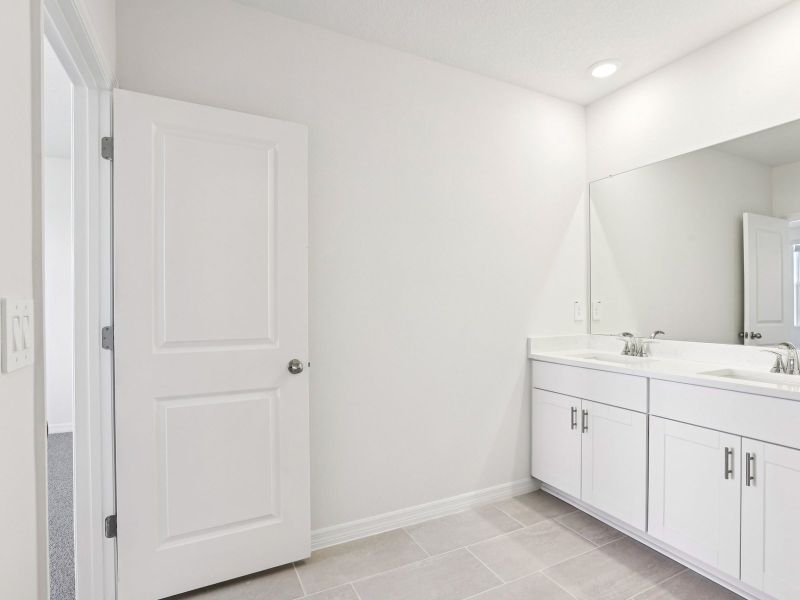 Furnished interior view inside a new home in The Grove at Stuart Crossing - Classic Series, Bartow (Image 7).