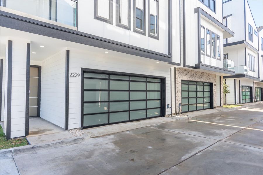 Exterior details and patio area of a home in , Houston (Image 1).