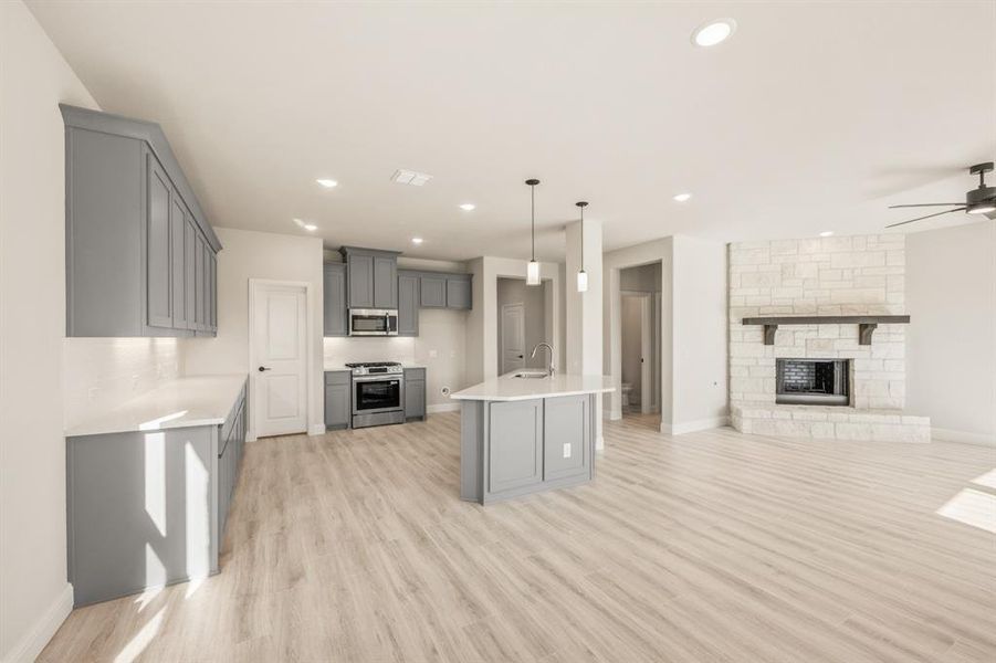 Furnished interior view inside a new home in Silo Mills, Joshua (Image 28).