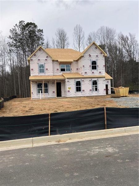 In-progress construction of a new home in Oak Valley Estates, Marietta, GA (Image 28).