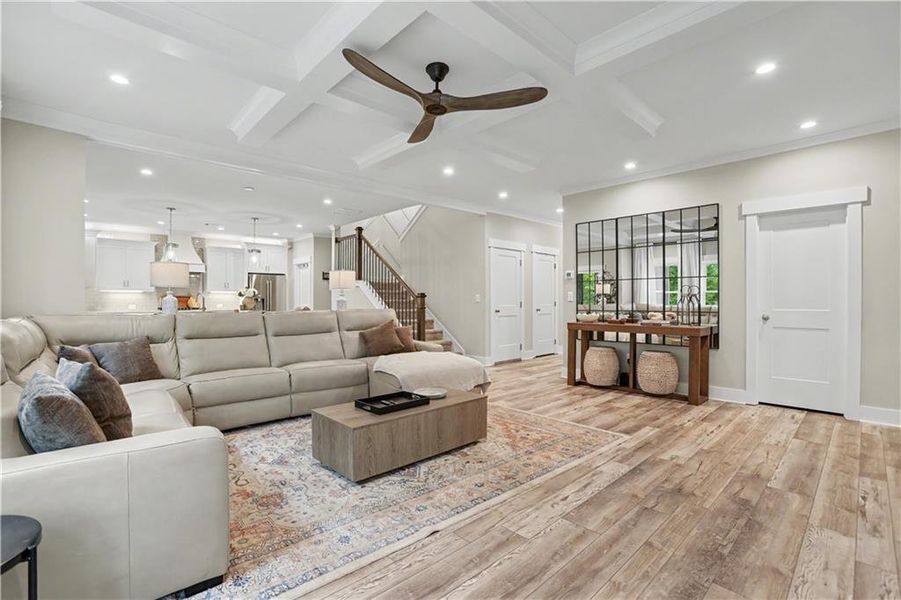 Furnished interior view inside a new home in , Hoschton (Image 37).