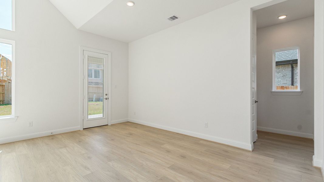 Representative furnished interior of a home built from the Vanderbilt by DRB Homes in Brookewater, Rosenberg (Image 9).