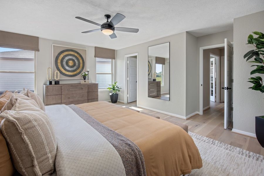 Representative furnished interior of a home built from the 2382 by KB Home in Saddlebrook Preserve, Beasley (Image 13).