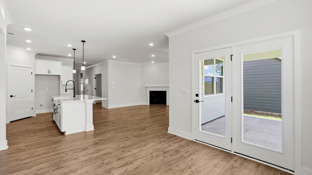 Spacious, unfurnished interior of a new home in Whitehawk Meadows, Travelers Rest (Image 27). Spacious, unfurnished interior of a new home in Whitehawk Meadows, Travelers Rest (Image 27).