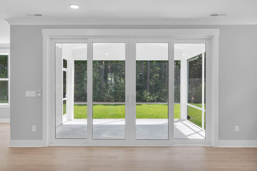 Representative unfurnished interior of a home built from the The Hampton by RobuckHomes in Stonehenge, Raleigh (Image 79).