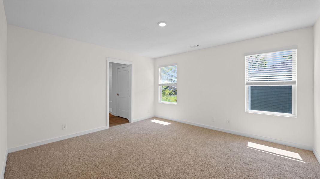 Representative unfurnished interior of a home built from the Elston by D.R. Horton in Timber Creek, Rossville (Image 29). Representative unfurnished interior of a home built from the Elston by D.R. Horton in Timber Creek, Rossville (Image 29).