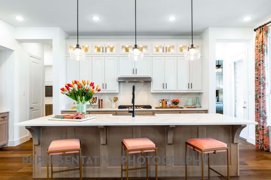 Furnished interior view inside a new home in Palmera Ridge: 80ft. lots, Leander (Image 33). Furnished interior view inside a new home in Palmera Ridge: 80ft. lots, Leander (Image 33).