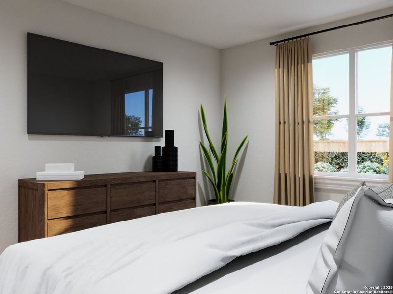 Furnished interior view inside a new home in Katzer Ranch, Converse (Image 8).