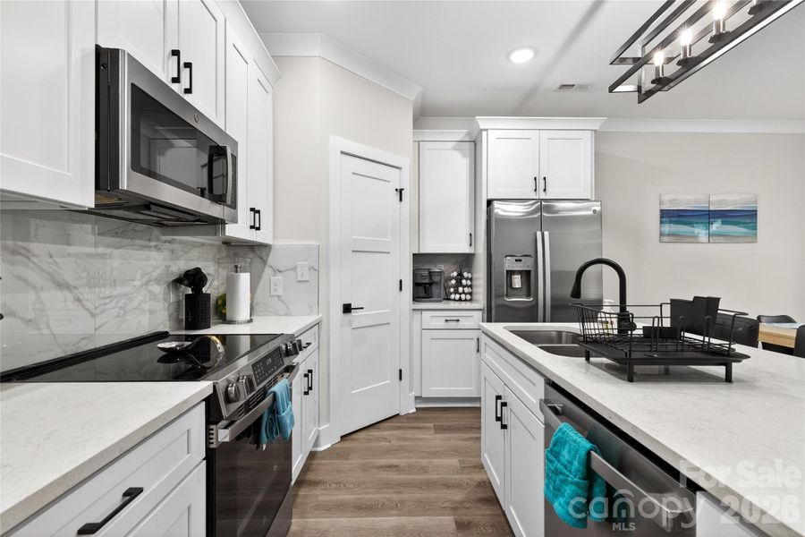 Furnished interior view inside a new home in , Charlotte (Image 14).