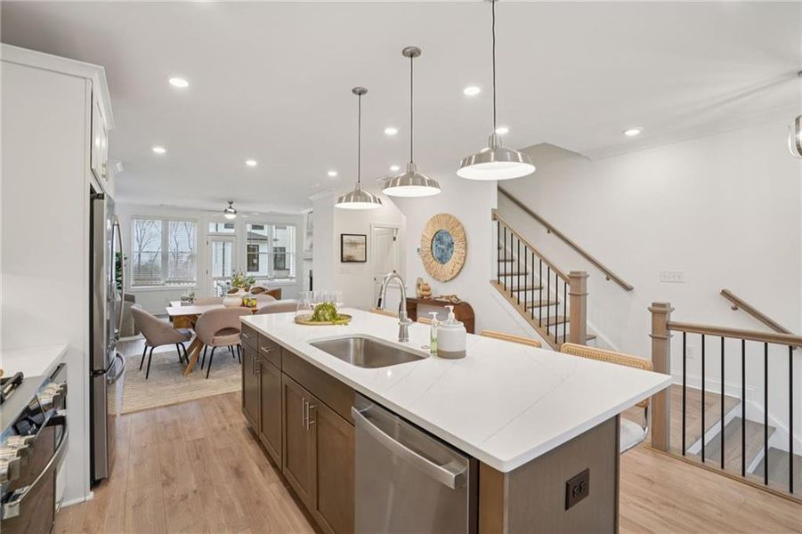 Furnished interior view inside a new home in , Cumming (Image 14).