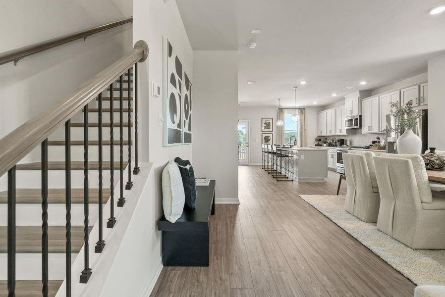 Furnished interior view inside a new home in Alder Creek, Cumming (Image 34).