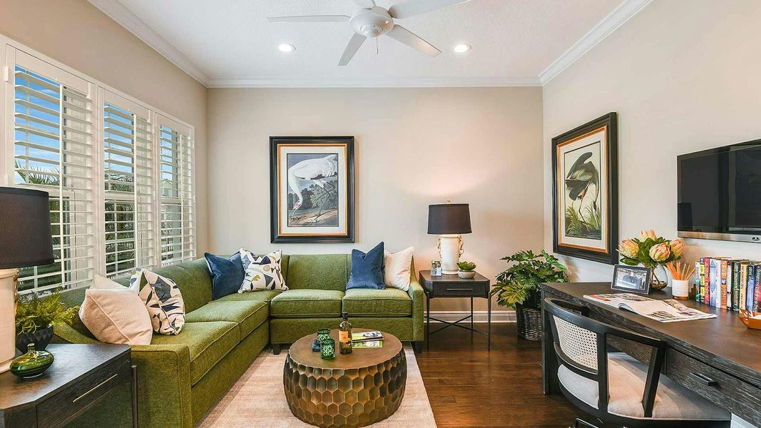 Furnished interior view inside a new home in Windward Real Estate and Homes for Sale in Sarasota, FL - Neal Communities, Sarasota (Image 26). Furnished interior view inside a new home in Windward Real Estate and Homes for Sale in Sarasota, FL - Neal Communities, Sarasota (Image 26).
